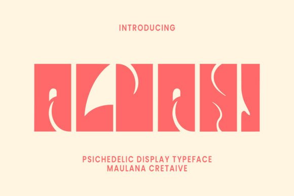 Alvani Font: Evaluating a Block Psychedelic Typeface for Modern Design Projects