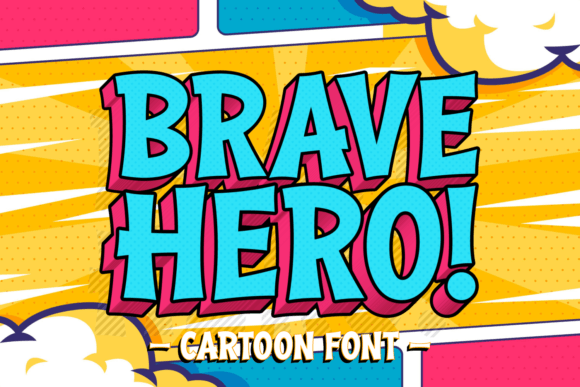Brave Hero: Strategic Typography for Distinctive Brand Communication