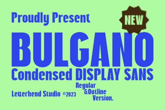 Bulgano: Elevating Design with Classic Casual Typography