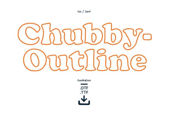 Embracing the Retro Charm of Chubby Outline in Modern Design