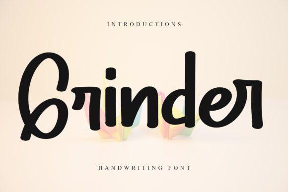 Grinder: Elevating Holiday Designs with Playful Typography