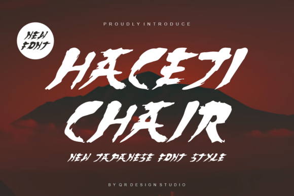 Haceji Chair: A Quirky Display Font for Bold Designs