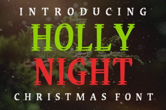 Holly Night: Elevating Winter Branding with Vintage Charm