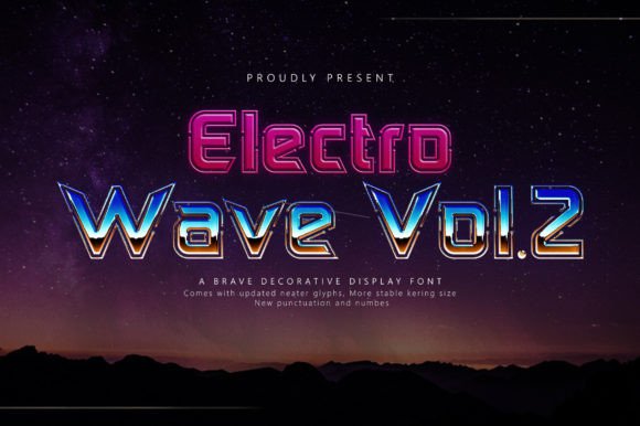 Mastering Modern Typography with Electro Wave Vol.2