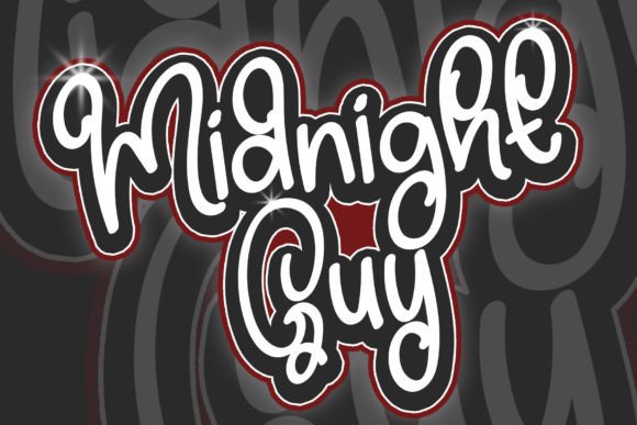 Midnight Guy: A Festive Typeface for Holiday Design