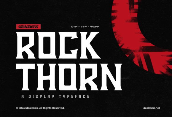 Rockthorn: The Typeface That Transforms Text Into Visual Art