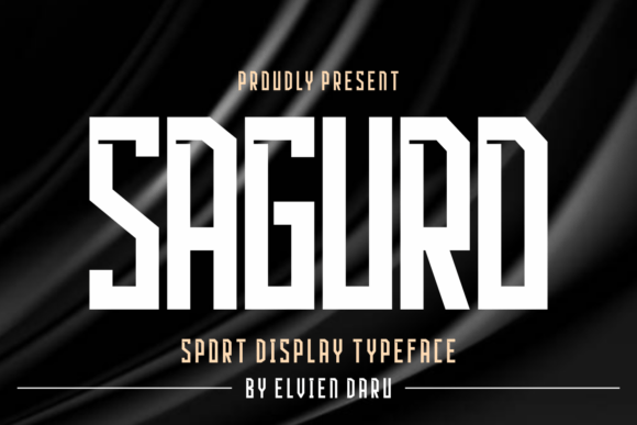Saguro: Elevating Creative Projects with a Unique Display Font