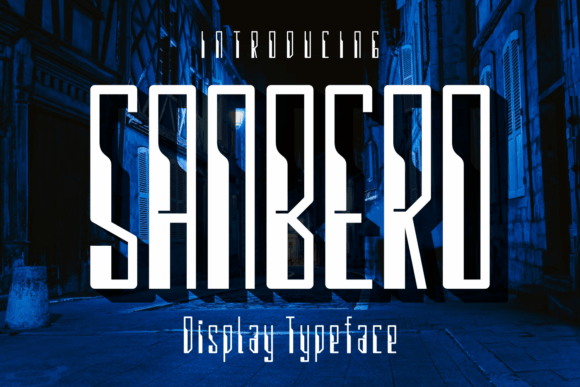 Sanbero: The Unique Display Font for Bold Creativity