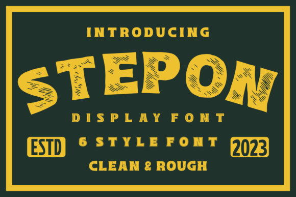 Stepon: A Versatile Display Font for Modern Design