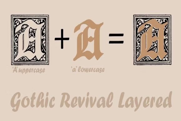 Unlocking Typographic Depth with Gothic Revival Layered